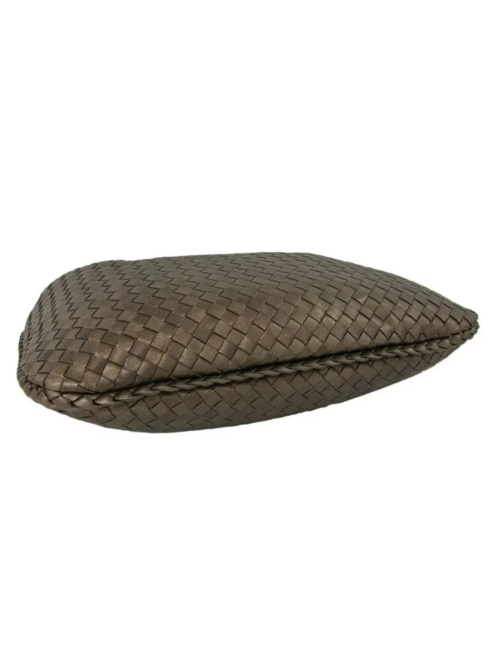 Bottega Veneta Hobo Intrecciato Leather Shoulder Bag Brown
